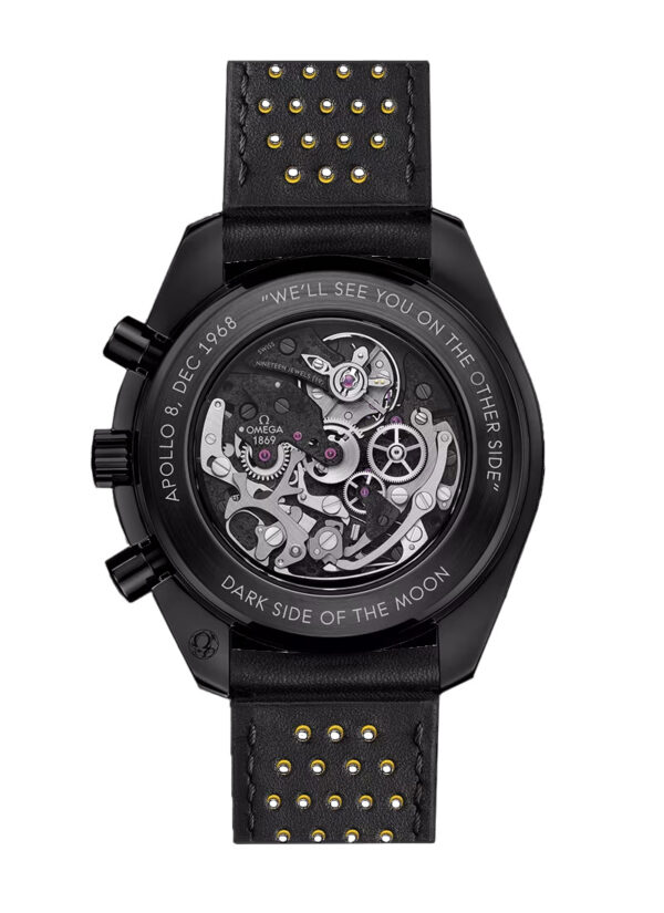 Omega | Speedmaster DARK SIDE OF THE MOON CHRONOGRAPH 44.25 MM Black ceramic on Leather strap